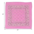 thumbnail image 5 of Motique Accessories 22 Inch Cotton Paisley Bandana, 5 of 5
