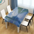 thumbnail image 3 of Yayeee Tablecloths for Rectangular Tables 54 x 54 inch Party Table Cover, Blue Sky and River, 3 of 6