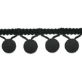 thumbnail image 1 of Expo Garniture à Franges Lolita Pom-Pom International, 20 yd/5/8, Noir, 1 of 3