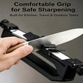 thumbnail image 4 of Professional Sharpening System for Kitchen Knives, Scissors, Fruit & Steel Knives with Premium Polish Blades venture portable knife sharpener, 4 of 6