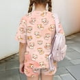 thumbnail image 7 of Grblisyd Girls 2 Piece Outfits Cute Animal Print Short Sleeve Crew Neck Tops and Elastic Waist Shorts Set Soft fashion Clothing Sets, 7 of 7
