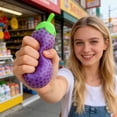 thumbnail image 6 of Jellyball Aubergine Squishies Toys, Glitter Taba Squish Toys, Stress Balls, Fruit Squeeze Squish Toys, Gifts for Teen Adult K*ids, 6 of 6