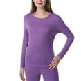 thumbnail image 4 of Frostluinai Women's Heated Thermal Underwear Set USB Electric Thermal Long Underwear Set Long Sleeve Slim Fit Undershirts Warm Leggings 2 Piece Sets, 4 of 5