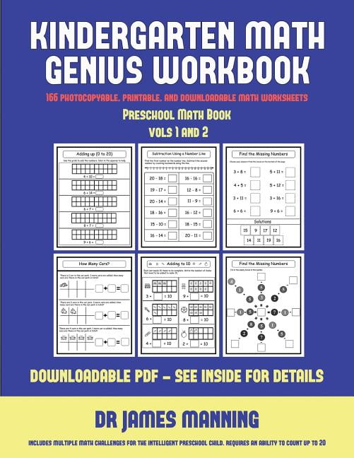 Preschool Math Book Preschool Math Book (Kindergarten Math Genius