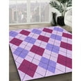 thumbnail image 3 of Ahgly Company Machine Washable Indoor Rectangle Transitional Orchid Purple Area Rugs, 2' x 5', 3 of 7