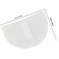 thumbnail image 2 of OULII 4Set Shoulder Strap Pads Shoulder Pad White Sponge Shoulder Support For Jacket Shirt, 2 of 7
