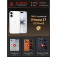 thumbnail image 2 of ABDFHE-for iPhone 17 Case Wallet with Card Holder (4 Cards) [RFID Blocking] & Slide Camera Cover, Military Grade Drop Protection, Rugged Hard Back & Silicone Edge Phone Case, 6.3" 2025, Red, 2 of 4