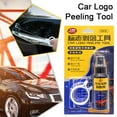 thumbnail image 4 of SharkTRUE Efficient Car Logo & Glue Removal Kit: Safe, 60ml Solution with Scraper, 4 of 8