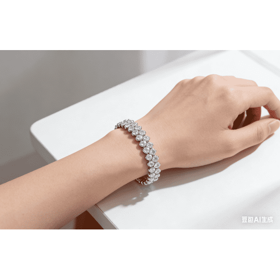 Handmade Punk Bling Bracelet for Women Adjustable Love Jewelry Gift for Men Women