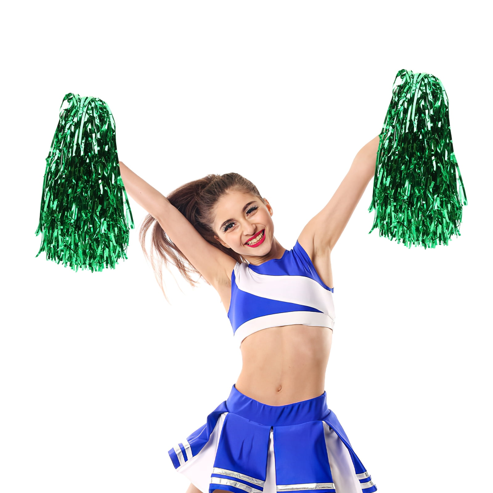 unbranded  24 Pcs Women Cheering Hand Flower Cheerleader Costume for Pom Poms