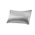 Mainstays Satin Standard Pillowcase Cover, Grey, 20"x32"