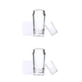 thumbnail image 1 of Soidarity Nail Stamper Jelly Silicone Double Head Portable DIY Nails Seal Forma de embudo Stencil Impresión Decoración Imagen bonita Transparente 2Conjunto, 1 of 6