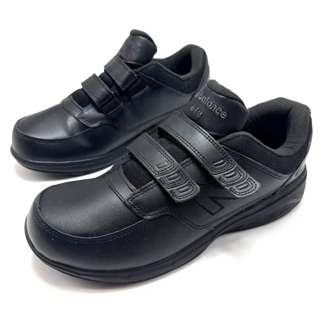 New Balance 813 Shoes Sneakers Mens 9 4E Black Walking Hook & Loop MW813HBK