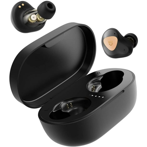 SoundPEATS Audífonos Inalámbricos Bluetooth 5.0, Truengine 3SE Auriculares Dual Dynamic Drives APTX IPX5 Audio Sonido Estéreo Cancelación de Ruido CVC 4-Micrófono soundpeats soundpeats true engine 3 se