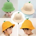 thumbnail image 5 of Sombrero de pescador para niños de 1 a 6 años con circunferencia de la cabeza de 50 a 52 cm, sombrero de lavabo para niños y niñas, lindo sombrero para el sol de dibujos animados, 5 of 5