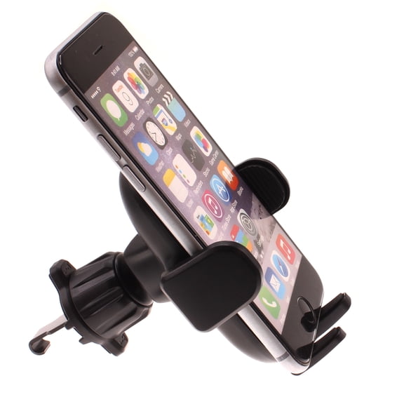 Air Vent Car Mount for T-Mobile REVVL 7 5G - Phone Holder Swivel Cradle Strong Grip AC Louver