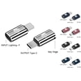 thumbnail image 3 of HLONK Lighting Female To USB-C Male Adapter Connector Power Charger Data Transfer PD 27W Fast Charging for Smartphones Cable Converter, 3 of 8