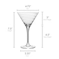 thumbnail image 5 of Mikasa Cheers 10-Ounce Martini Glasses, Service for 4, 5 of 7