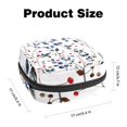 thumbnail image 2 of Sanitary Napkin Storage Bag, Watercolor Sprigs of Plants and Wild Berries Pattern Portable Menstrual Pad Bag for Teen Girls Store Panty Liners Tampons Sanitary Pads for Women Ladies, 2 of 6