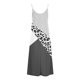 thumbnail image 5 of ICHUANYI Clearance Women Fashion Sling V-neck Sleeveless Stripe Printing Slim Beach Long Dress(Gray, L) ICHUANYI WER2023081112527, 5 of 5