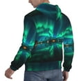 thumbnail image 6 of Sikiie Northern Lights Men's Hoodie, Essentials Hoodie, Sweatshirt, Pullover Hooded Sweatshirt for Men-Medium, 6 of 7
