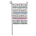 thumbnail image 1 of NUDECOR Colorful Llama Lama Pattern Peru Alpaca Cute Nature Funny Garden Flag Decorative Flag House Banner 28x40 inch, 1 of 2
