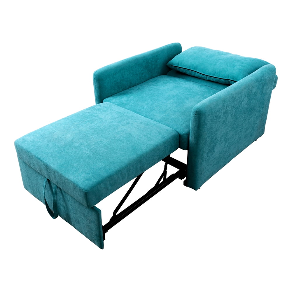 Kadyn 3 in 1 Convertible Sofa Bed Chair, Sleeper Chair, Single Sofa Chairs for Small Space Adjustable Backrest, Green Kadyn 3 in 1 Convertible Sofa Bed Chair, Sleeper Chair, Single Sofa Chairs for Small Space Adjustable Backrest, Green