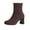 Coffee, variant on High Block Heel Sock Boots Formal Evening Dinner, Smooth Knit Ankle Booties Daily Office Commuting, Comfortable Shoes City Street Walking, Elegant Slip On Footwear Weekend Party Gathering, Black 5.5