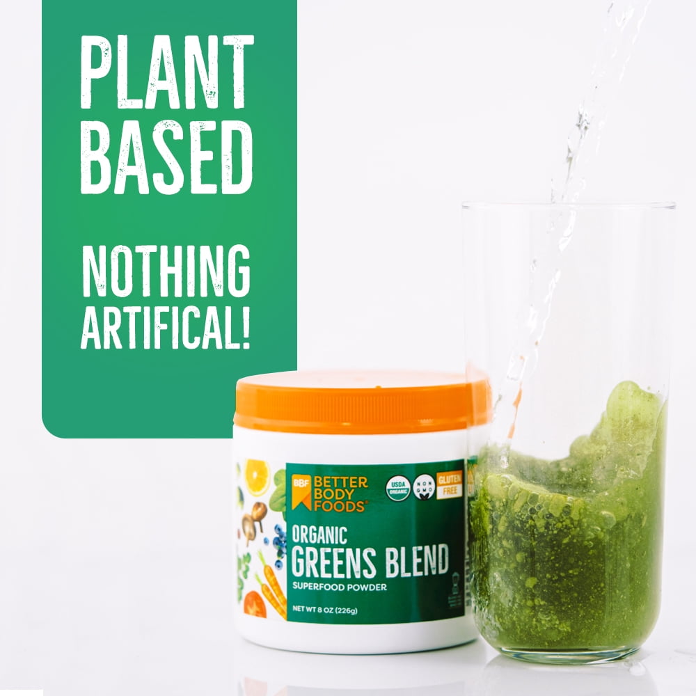 BetterBody Foods Organic Greens Blend 8 oz