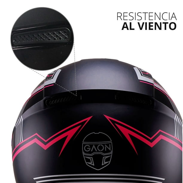 Casco Para Motocicleta Deportivo Abatible Certificado Dot Gaon Integral Walmart en linea