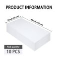 thumbnail image 2 of 10-Pack White Ceiling Panel 4ft x 2ft (48in x 24in), Waterproof and Fireproof PVC Smooth Drop Ceiling Tile, 2 of 7