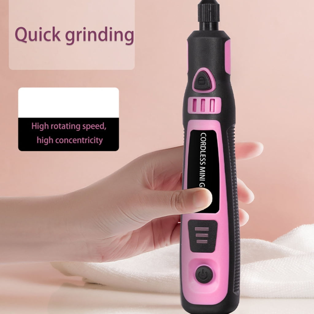 Cordless Electric Engraver Tool Set Includes 54 Attachments Adjustable Speed Portable Design For DIY Jewelry Craft Proje