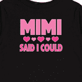 thumbnail image 4 of Inktastic Mimi Said Could Funny Granddaughter Girls Long Sleeve Toddler T-Shirt, 4 of 5