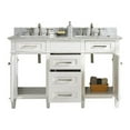 thumbnail image 6 of Legion Furniture 54" MDF/Veneer Wood Double Sink Vanity Cabinet in White, 6 of 10