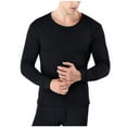 thumbnail image 3 of EOYWHK Mens Thermal Sets Winter Thicken Fleece Lined Long Sleeve Crewneck Undershirts Stretch Long Yoga Pants Clearance,M-4XL, 3 of 6
