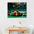 thumbnail image 2 of MLJA Billiards Ball -Billiards Pictures Art -Sport Canvas Wall Art -Billiards Canvas Wall Art - Pool Table Pictures Leisure Picture Print Painting for Room Club Bar Decor, 2 of 4