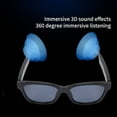 thumbnail image 3 of Lunettes Intelligentes à Commande Tactile, Lunettes de Soleil Audio avec Microphone et Haut-Parleur Intégrés, Lunettes de Soleil Intelligentes IA Étanches IP65, pour Sports de Plein Air, 168 Heures, 3 of 7