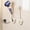 A001Beige, variant on Suction Cup Hair Dryer Holder, Beige Wall Mounted Hair Tool Organizer, 1 Pack No Drilling Hair Dryer Stand Rack, Bathroom Storage Shelf for Blow Dryer Curling Iron Hair Straightener