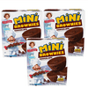 Little Debbie Mini Brownies Bite-Sized Chocolate Brownies pack of 3