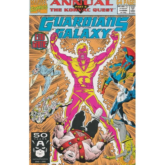 Guardians of the Galaxy Annual #1 VF ; Marvel Comic Book
