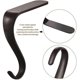 thumbnail image 5 of Black Friday Metal Stocking Holders compatible Ficompatible, Set Of 2 Mantle Hooks, 5 of 5