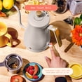 thumbnail image 5 of Beautiful 1-Liter Electric Gooseneck Kettle 1200 W, Porcini Taupe by Drew Barrymore, 5 of 10