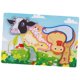 thumbnail image 4 of Rompecabezas de animales de dibujos animados Juguetes Montessori Artesanía de madera Desarrollo sensorial con Vaca, 4 of 9