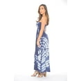 thumbnail image 3 of Riviera Sun Strapless Tube Maxi Dress Summer Dresses (Navy / White, Large), 3 of 3