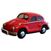 Volkswagen Car Collectible Tin Toy Figure - 4.75" - Red