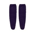 thumbnail image 5 of WREESH Women Fashion Thigh High Socks Over Knee Stockings High Fuzzy Socks Over Knee Winter Leg Warmers Plush Slipper Socks For Christmas Home Sleeping Purple, 5 of 6
