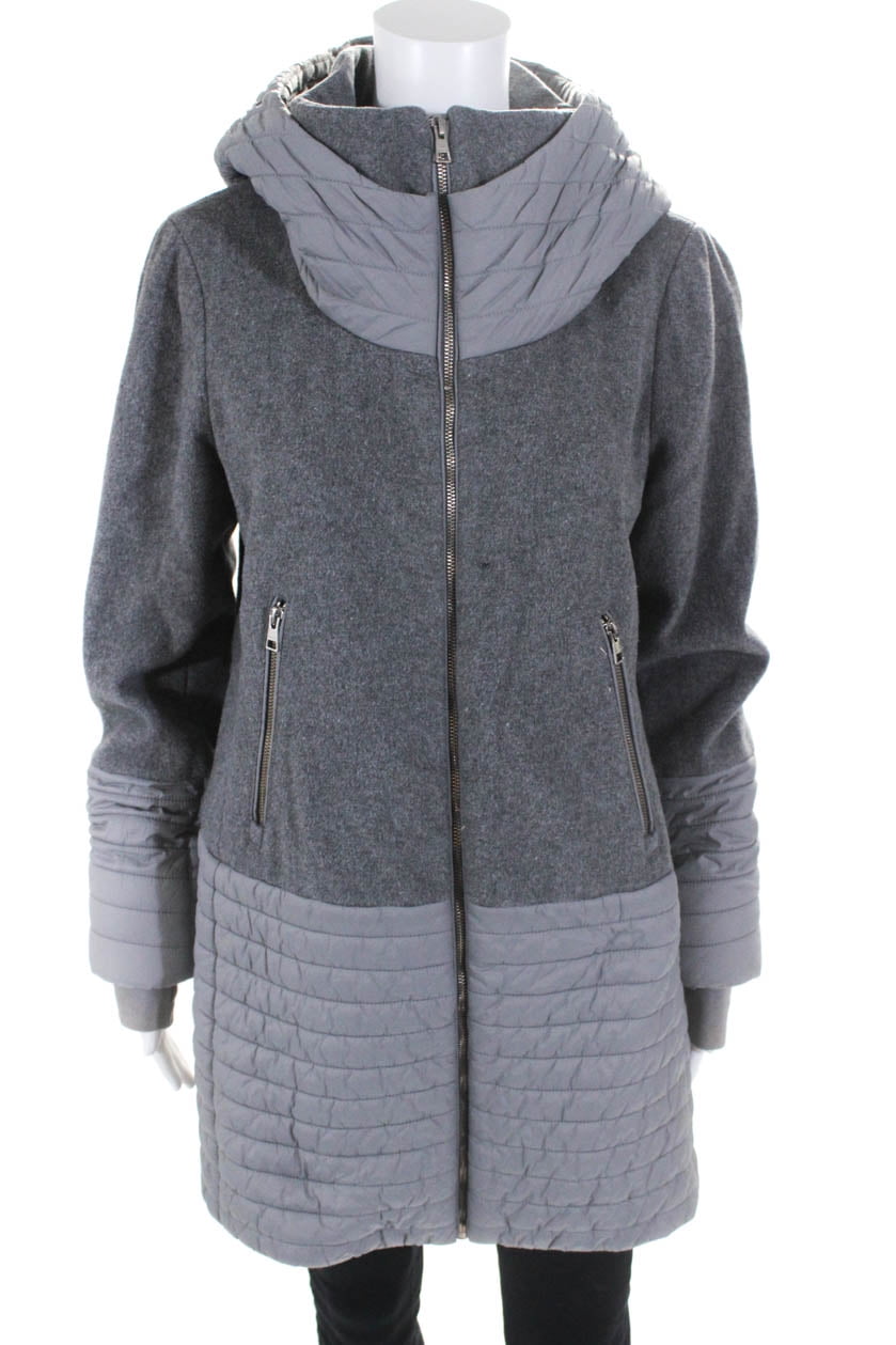 Soia Kyo Pre Owned Soia Kyo Womens Grey Avery Coat Size 10 11218530 Walmart Com Walmart Com
