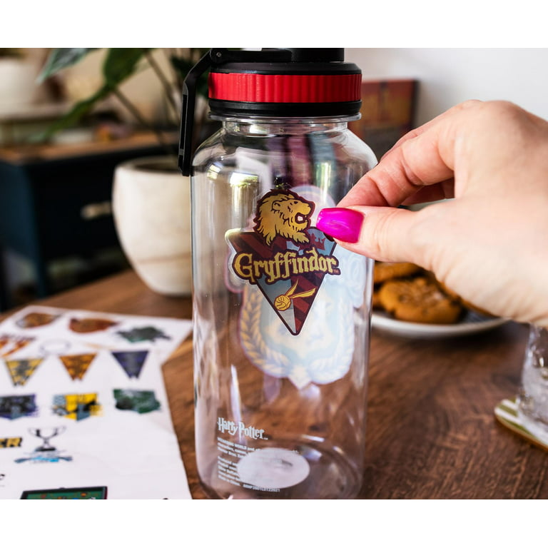 Harry Potter Quidditch 32-Ounce Water Bottle and Sticker Set