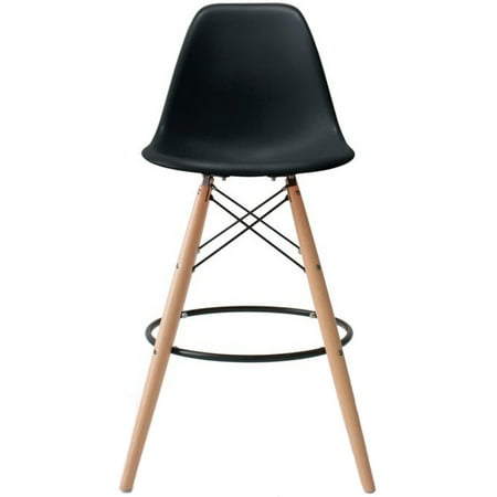 Modern Style Bar - 2xhome - Black - 28