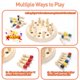 thumbnail image 3 of Juego de ajedrez con memoria Hirger Wooden para niños de más de 3 años, 3 of 9
